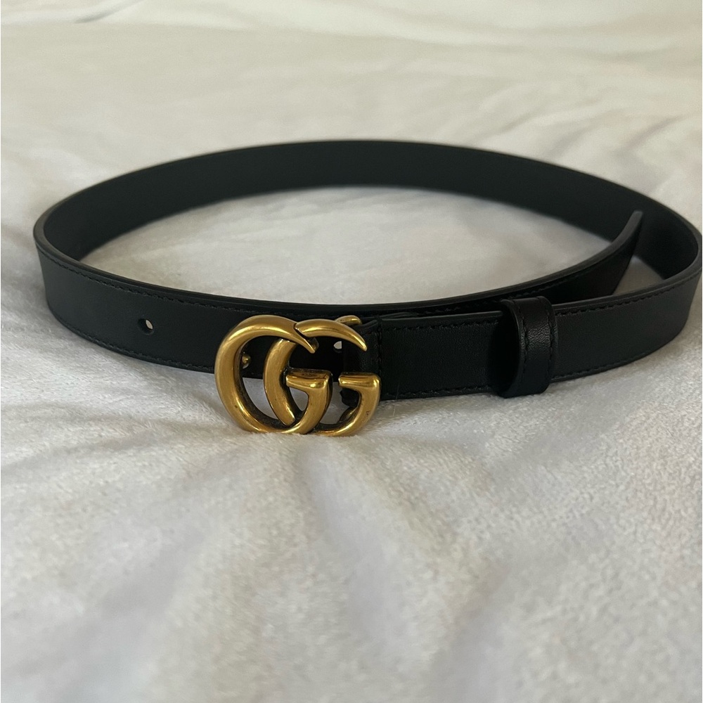 Black Gucci Belt